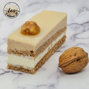 Gâteau poire et noix