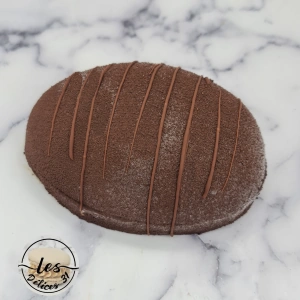 Entremet demi-œuf vanille et chocolat praliné