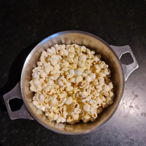 Entremet popcorn et caramel