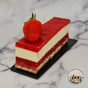 Gâteau citron et fraises