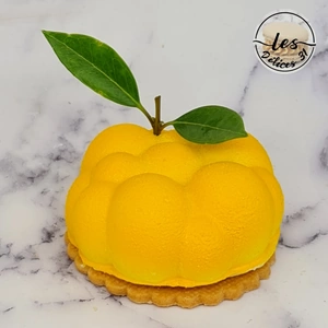 Entremet citron et fraise