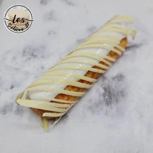 Eclair vanille et chocolat blanc