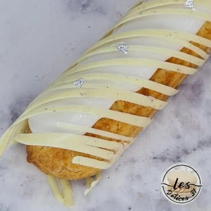 Eclair vanille et chocolat blanc