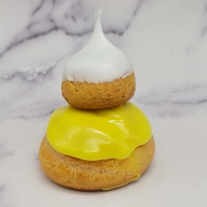 Religieuse citron meringuée