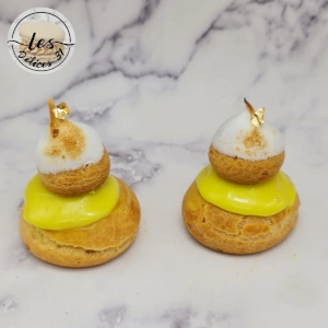 Religieuse citron meringuée