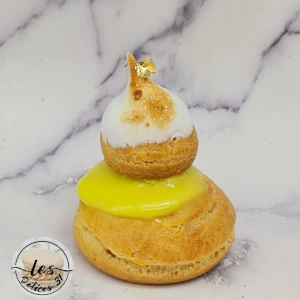 Religieuse citron meringuée