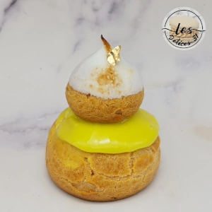 Religieuse citron meringuée