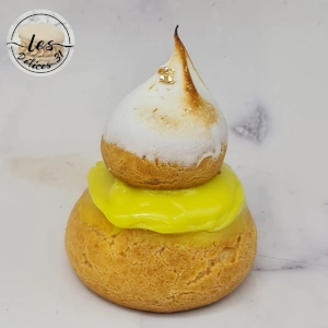 Religieuse citron meringuée