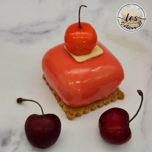 Entremet cerise