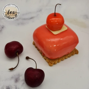 Entremet cerise