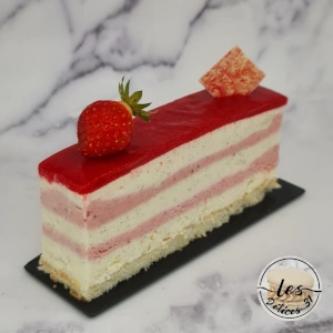 Gâteau fraise et vanille