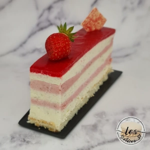 Gâteau fraise et vanille