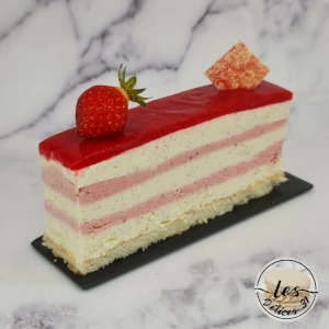 Gâteau fraise et vanille