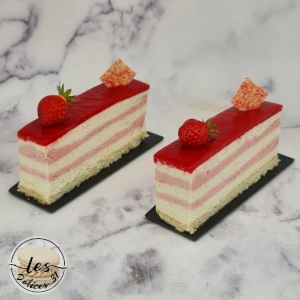 Gâteau fraise et vanille