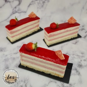 Gâteau fraise et vanille