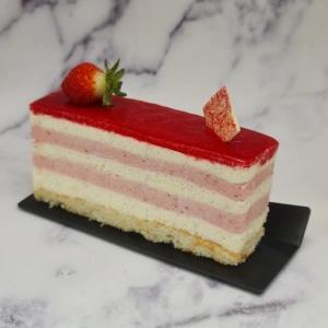 Gâteau fraise et vanille