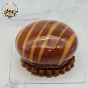 Entremet poire noisette