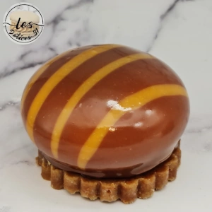 Entremet poire noisette