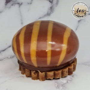 Entremet poire noisette