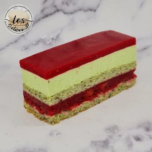 Gâteau fraise et menthe