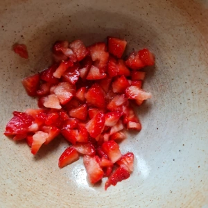 Entremet fraise