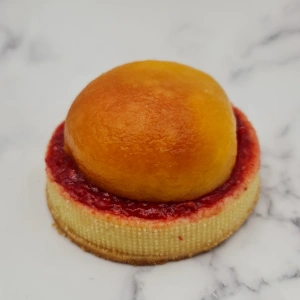 Tartelette pêche framboise