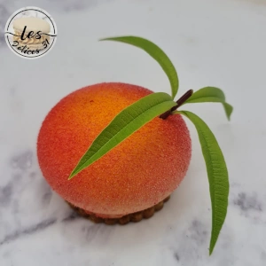 Entremet abricot et romarin