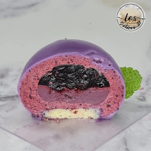 Entremet myrtille