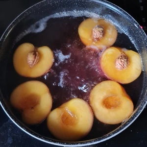 Tarte Bourdaloue aux pêches