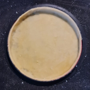 Tarte Bourdaloue aux pêches