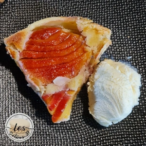 Tarte Bourdaloue aux pêches