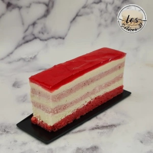 Gâteau fraise et rose