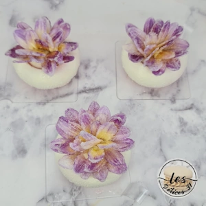 Entremet fraise et notes florales