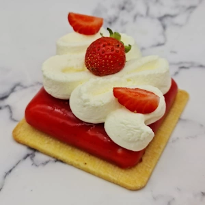 Tartelette fraise et chantilly