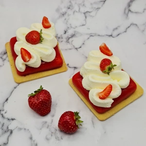 Tartelette fraise et chantilly