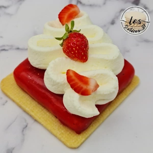 Tartelette fraise et chantilly