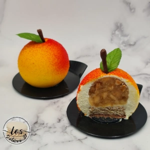 Entremet pomme noisette