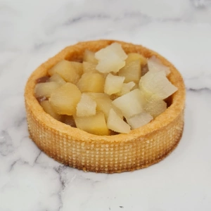 Tartelette marron et poire