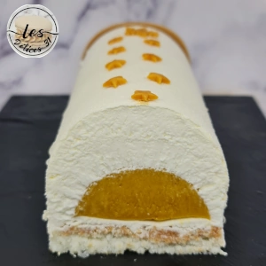 Bûche mangue coco