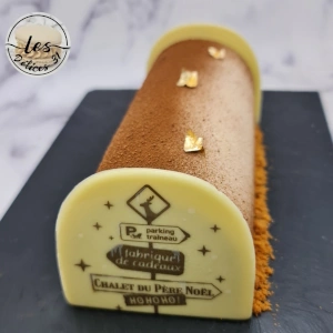 Buche poire spéculoos