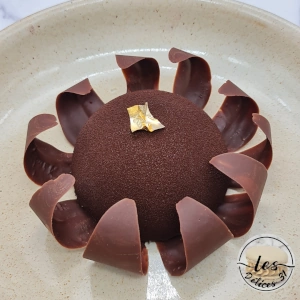 Entremet vanille et praliné