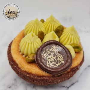 Choux pistache chocolat