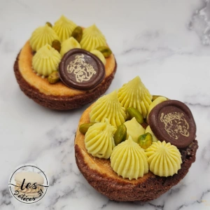 Choux pistache chocolat