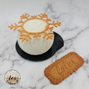 Entremet vanille spéculoos