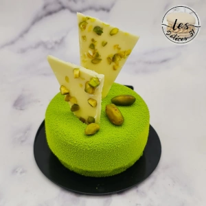 Entremet pistache