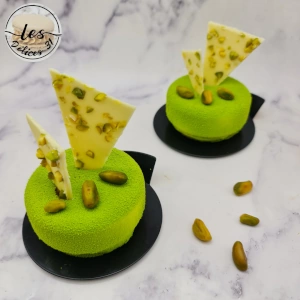 Entremet pistache