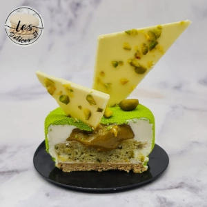 Entremet pistache