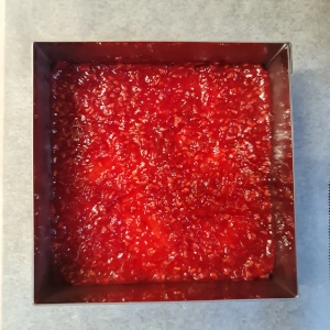 Gâteau framboise coco