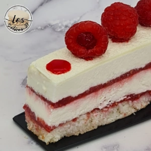 Gâteau framboise coco