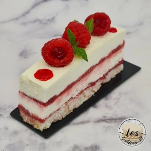 Gâteau framboise coco